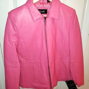 Exelled Collection, Small Pink Leather Jacket